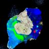 OPAL EMPIRE Fire Opal rough , Naturale gemstone, Etiope black Crudo 10.5Ct 22x15 MM
