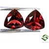 SBI Gems Naturale Granato Cubico Taglio Paio 6x6 MM 1.92 Cts Non Trattato Loose Gemme