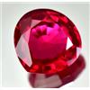 Gemscopious 20.40 CT Naturale Mozambico Sangue Rosso Rubino Certificato Perfetto Pera Taglio