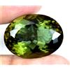 Naturale Hiddenite 25.10 KT Verde Estremamente Raro Certificato Fantastico Gemma