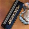 Braccialetto Dorato Arte Deco Floreale Filigrana Matrimonio Vintage A 1920s QD29
