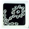 US Venditore 6.40 CT Ovale Bianco Zaffiro Gemma 20 Pz Lotto Naturale Certificato