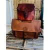 Fatto a mano Nuovo Handmade Uomo Pelle Originale Messenger Laptop Marrone Borsa Free Side