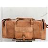 Fatto a mano Borsa Da Viaggio Weekend In Vera Pelle Vintage Da Donna 25"