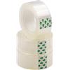 TSI - Nastro adesivo, 3 rotoli, misura: 19 mm x 25 m, trasparente