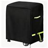 YCDZSW Copertura Barbecue da Esterno, Copertura Barbecue Impermeabile, Telo Protettivo 420D Tessuto Oxford, Anti Polvere Neve Pioggia Feci di Uccelli Sole (Nero,100 x 60 x 110 cm)