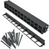 Garronda Bordura Giardino 8 m Altezza 5,8 cm con 50 Ancoraggi, Bordo per Aiuole in Plastica, Recinzione Giardino Esterno, Bordo Dritto Facile da Montare GD-0157