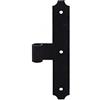 MASIDEF Cantonale L Centrale Cerniera, 180 Lunghezza x 30 Larghezza x 28 Altezza, Nero