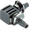 Gardena Micro-Drip-System L-piece 4,6 mm (3/16 pollice): Connettore per tubo per cambiare la direzione del tubo del distributore (Articolo n. 1348, 1350), 10 pezzi (8381-20)