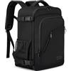 WENIG Zaino per Ryanair 40x20x25 Zaino da Viaggio Aereo Bagaglio a Mano 20L Piccolo Borsa da Cabina per Voli,14 Pollici Zaino Porta PC con Caricatore USB per Scuola Trekking Lavoro Nero