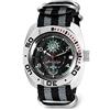 VOSTOK | Amphibian 710526 Orologio da polso da uomo automatico a carica automatica | WR 200 m | Cinturino Nero-Grigio B
