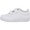 adidas Unisex - Bambini e Ragazzi Hoops 4.0 Shoes, Ftwr White Ftwr White Core Black, 31 EU