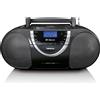 Lenco SCD 6900 Radio DAB+ Portatile Bluetooth CD/MP3, Lettore Cassette