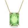 Swarovski Pendente Millenia, Verde, Placcato color oro