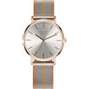 Orphelia Orologio da donna analogico Milano, Oro rosa/argento/oro, Bracciale