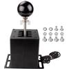 Honseadek Racing Simulator - Cambio manuale per Logitech G27 G29 T300, console in lega di alluminio con manopola in fibra di carbonio (7-HB039)