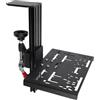RiToEasysports Supporto Universale da Tavolo Supporto Regolabile in Lega di Alluminio per Racing Sim e Freno a Mano Nero per Configurazioni TH8A TSS Fanatec