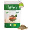 Nortembio Timo Essiccato Biologico 100 g. 100% Origine Naturale. Timo Strofinato senza Additivi né Conservanti. Foglie di Timo Delicatamente Essiccate. Timo per Infusi e Rimedi Naturali.