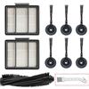 Lemige 10 Pack Replacement Filter Side Brush for Shark ION Robot Vacuum R85 RV850 S86 S87 S88 R71 R72 R75 RV761 RV771 RV871 AV751 AV752 AV753