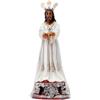 DRW Statuina Cristo prigioniero di Malaga in resina dipinta a mano 10 cm