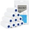 Mister Rui - Rullo per vernice, mini ricariche per rullo in schiuma ad alta densità da 10,2 cm, piccolo set di rulli in spugna per vernici a base di olio e acqua, forniture per la pittura della casa e