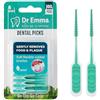 SLIAXINT 100x Scovolini Dentali menta Spazzolini Interdentali Stuzzicadenti plastica SOFT Toothpick Silicone Bastoncini Denti scovolino, per Pulire e Massaggiare la Bocca