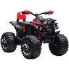 HOMCOM Quad Bambini Elettrico 12V con Fari e Batteria Ricaricabile Età 3-5 Anni