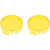 Tityvirnix Set di 2 filtri impermeabili per lenti subacquee, colore giallo, 43 mm