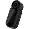 Plyisty Fotocamera con Pollice Magnetico, Risoluzione 2,7K Fotocamera con Schermo da 1,47 Pollici con Intervallo di Registrazione di 120 Minuti e Porta di Tipo C, per Ciclismo Sci (BLACK)