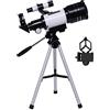Tityvirnix F30070 70mm HD Astronomico Riflettore Telescopio Kit Con Morsetto Del Telefono