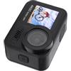 Plyisty Action Camera 4K 60FPS, Fotocamera Sportiva da 64 MP Impermeabile con Touch Screen da 2 Pollici, Stabilizzazione a 6 Assi, Memoria da 32 GB, WiFi, Doppio Schermo, per Immersioni,