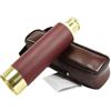 Aumotop Telescopio Portatile Classico per Cannocchiale Antico per Campeggio in Barca, Telescopio Monoculare con Rivestimento Blu Osservazione degli Uccelli, Vintage Pieghevole, Compagno di Viaggio