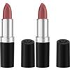 Rimmel London Rimmel Rosetto Lasting Finish Bullets, Lunga Durata, Finish Satinato, 4g, 264 Coffee Shimmer (Confezione da 2)