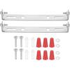 PATIKIL Kit di staffe di montaggio universali da 130 mm (5,1), 2 set di barre trasversali da soffitto con vite per lampade da parete, illuminazione a soffitto, lampadario a sospensione