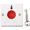 Qqmora Pulsante Antipanico, Pannello Efficiente e Durevole Reset Manuale Pulsante di Allarme di Emergenza Integrato 250 V per Sistemi di Sicurezza,allarme