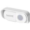 Miratic Pulsante Campanello Wireless da Esterno a Montaggio Superficiale con Tettuccio Illuminazione e Targhetta Portanome Campanello Compatibile con i Campanelli Miratic IP55