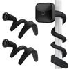 Zyluniy 2 Pezzi Supporto flessibile Twist Mount, Supporto per fotocamera compatibile con for Blink Mini/Mini 2, Blink Outdoor 4 (4th Gen)/(3rd Gen), Blink XT/XT2, Fotocamera Indoor e Outdoor Camera