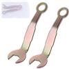 SPEEDWOX 2 chiavi tascabili per porte scorrevoli da 3/8, chiave a doppia piega, chiave di regolazione per porte scorrevoli, gancio per porte scorrevoli, lunghezza 7,6 cm, viene fornita con un