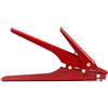 QWORK® HS-519 Pinza per Fascette, Attrezzo di Tensionamento e Taglio di Tiranti per Fascette o Elementi di Fissaggio in Nylon Plastica, Larghezza Applicabile 2,4 mm - 9,0 mm