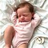 Anano Bambole Reborn Baby in silicone Full Body Girl 18 in realistica bambola neonata, bambole rinate in silicone pieno, bambola LifeLike Babys che sembra la vita reale