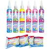 Balakaka Magic Water Elf Gel Colorato Scintillante 12 Bottiglie + Polvere 4 Confezioni, Kit Creativo 3D Magic Gel, Giocattolo Acquatico Fatto a Mano Regalo per Bambini 5 6 7 8 9