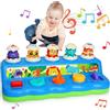Yerloa Giochi Bambino 1 Anno Pop-Up Educativi con Animali e Musica - Giocattoli Montessori per Sviluppo Abilità Motorie - Giochi Musicali 12 Mesi 1 2 3 Anni - Regalo Bimbo Bimba Compleanno Natale