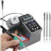 Generic Kit stazione saldatore, 120 W digitale regolabile temperatura 100-450 ℃, include 3 punte di saldatura, ideale per PCB, filo e riparazione gioielli