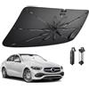 BIBIBO Compatibile con Mercedes Benz Classe C W205 2016-2021 / Classe C W206 2022-2024 2025 Parasole Copri Parabrezza Parabrezza Auto Parasole W206 Accessori