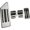 Jeviuwi Auto Pedali Poggia piedi Per Peugeot 207 301 307 208 2008 308 408 Copri Pedali In Acciaio Inox Accessori Per Auto PedaIs(4Pc MT with rest)