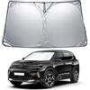 GFWGTS Parasole per parabrezza compatibile con Citroen C5 Aircross/Hybrid 2017-2024, parasole per parabrezza anteriore con protezione UV, protezione dal calore, pieghevole, accessori per parasole auto
