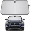 SHAOHAO [Upgrade] Parasole Compatibile con BMW X1 U11/X1 F48 2016-2026 Parasole Pieghevole con Rivestimento d'Argento, Protezione UV e Calore Efficace, Accessori Interni Auto