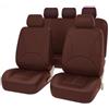 MNBVGHH Coprisedile Coprisedili Auto in Pelle Auto, per FO-rd Fiesta MK7 2008-2012 5 Posti Fodere Anteriori E Posteriori Copri Sedili Impermeabili Antisudore Protezioni Accessori,B