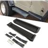 WangjunF Pedane Laterale Sottoporta Passi Laterali per Jeep Wrangler TJ Sport 2Door 1997-2006, Fuso in Un Unico Pezzo, Fori Originali Senza Ruggine