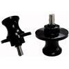 WUYUEY Nottolini Cavalletto Moto Nottolini Alzamoto Per Ducati Streetfighter V2 V4 V4S 2018-2025 Vite Per Supporto Slider Forcellone Da 6 Mm(Nero)